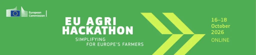 EU Agri-Hackathon 2026 | 16–18 Οκτωβρίου 2026 – Καλλιεργώντας το Ψηφιακό Μέλλον της Αγροδιατροφής